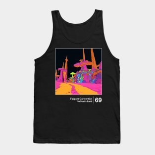 No Man's Land - Minimal Style Graphic Artwork Tank Top